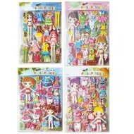 Dress Up Stickers set abțibild în patru variante