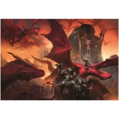 Dungeons & Dragons: Dragon rosu HQC 1000 bucăți puzzle - Clementoni imaginea 2