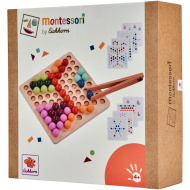 Eichhorn: Joc educativ Montessori cu bile și cleme