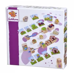 Eichhorn: Jucărie din lemn cu șnururi de fermă 13buc - Simba Toys