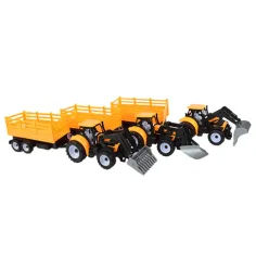 Engineering Truck: Mașină de lucru tractor excavator cu remorcă 45 cm imaginea 2