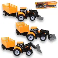 Engineering Truck: Mașină de lucru tractor excavator cu remorcă 45 cm