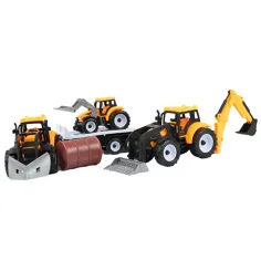 Engineering Truck: Set de mașini cu tractoare și butoi în două versiuni imaginea 5