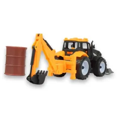 Engineering Truck: Set de utilaje din 2 părți cu tractoare, cisternă și butoi imaginea 5