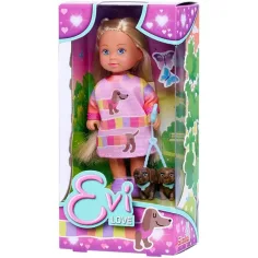 Evi Love: Evi păpușă cu două cățeluși - Simba toys