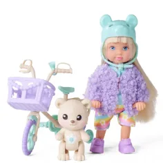 Evi Love: Teddy Bike – Set de joacă cu bicicletă - Simba Toys imaginea 2