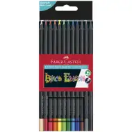 Faber-Castell: Black Edition set creioane colorate 12 bucăți