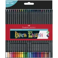 Faber-Castell: Black Edition set creioane colorate 24 bucăți