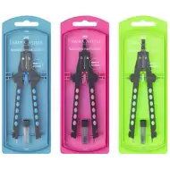 Faber-Castell: Factory culoare neon set compas în suport mai multe variante