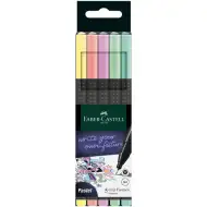 Faber-Castell: Grip 0,4mm pastel marker subțire set 5 bucăți