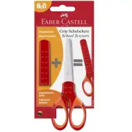 Faber-Castell: Grip foarfecă culoarea roşie
