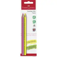 Faber-Castell: Grip Jumbo Neon textliner creion 2 bucăți set