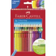 Faber-Castell: Grip set creioane colorate de 36 bucăți