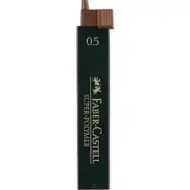 Faber-Castell: Mină 12 bucăţi 0,5mm 2H