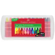 Faber-Castell: Jumbo cretă cerată triunghi 24 bucăți set