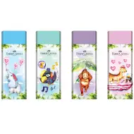Faber-Castell: Junglă haioasă radieră fără PVC în patru variante diferite