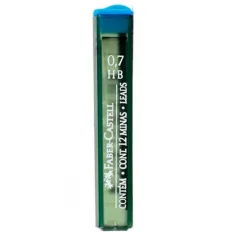 Faber-Castell: Mină 12 bucăţi 0,7mm HB