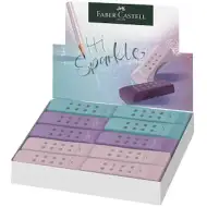 Faber-Castell: RollOn Sparkle Radieră fără PVC mai multe culori 1 bucată