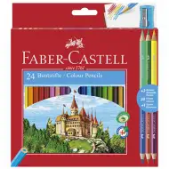 Faber-Castell: Set creioane colorate 24+3 bucăţi