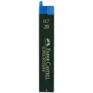 Faber-Castell: Super Polymer mină 0,7mm 12 bucăţi 2B