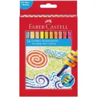 Faber-Castell: Twist set cretă cerată 24 bucăți
