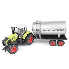 Farm Truck Series: Tractor cu rezervor de apă roșu sau verde 46cm imaginea 7