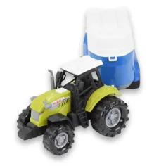 Farm Truck: Tractor transport de cai cu remorca, lumina si sunet 23cm imaginea 4