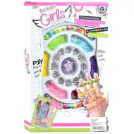 Fashion Girls: kit de realizare a brățărilor cu peste 200 de margele și accesorii