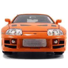 Fast & Furious: Brian figurină și Toyota Supra model auto 1/24 - Simba Toys imaginea 4