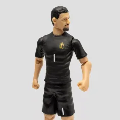 Figură de acțiune fotbalist, 20 cm - Belgia, Courtois cu numărul 1 imaginea 4