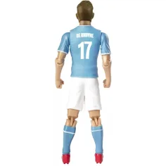 Figură de acțiune fotbalist, 20 cm - Manchester City, De Bruyne în tricoul cu numărul 17 imaginea 2
