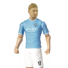 Figură de acțiune fotbalist, 20 cm - Manchester City, De Bruyne în tricoul cu numărul 17 imaginea 4