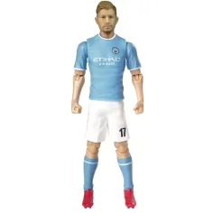 Figură de acțiune fotbalist, 20 cm - Manchester City, De Bruyne în tricoul cu numărul 17