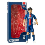 Figurină de acțiune fotbalist, 20 cm - PSG, Vitinha cu tricoul numărul 17