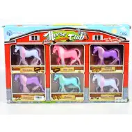 Figurină cal colorat 6 bucăți set