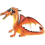 Figurină de joacă dragon cap dublu portocaliu - Bullyland