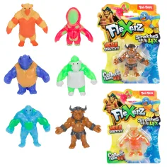 Figurină monstru Flexerz elastică, diverse variante, 6 cm, 1 buc.