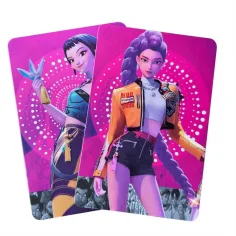 Figurină surpriză K-Pop Demon Hunters cu card în cutie imaginea 4