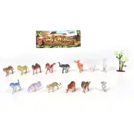 Figurine animale plastic 14 bucăți set