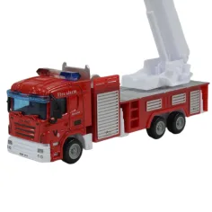 Fire Force: Set vehicule de pompieri cu accesorii imaginea 7