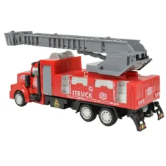Fire Rescue: camion de pompieri cu scară 22cm imaginea 3