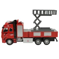 Fire Truck: masina de pompieri cu cos de ridicare cu lumina si sunet 20 cm imaginea 5