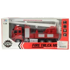 Fire Truck: mașină de pompieri cu lumina si sunet 20cm imaginea 6