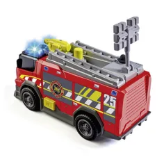Fire Truck mașină de pompieri, cu sunete și lumini 15cm - Dickie Toys imaginea 2