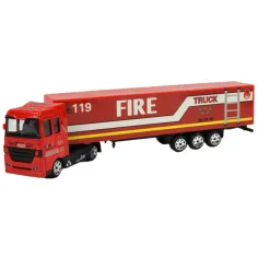 Fire Truck: Set de jucării camion de pompieri cu accesorii ​ imaginea 8