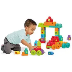 Fisher-Price: ABC trenuleț muzical jucărie - Mega Bloks imaginea 3