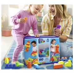 Fisher Price: Set gigant de construcție, 150 de piese - Mega Bloks imaginea 3