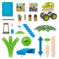 Fisher-Price: Wonder Makers beach bungalow set 35 bucăți - Mattel imaginea 2