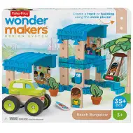 Fisher-Price: Wonder Makers beach bungalow set 35 bucăți - Mattel