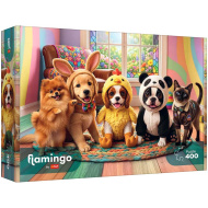 Flamingo by puzzle Animale de companie de îmbrăcat puzzle 400 piese - Trefl
